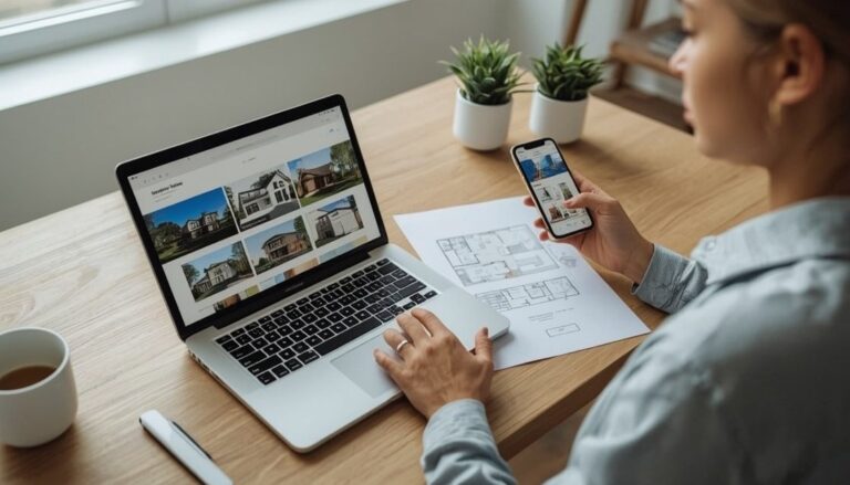 iPhone und Mac beim Immobilien-Grundverkauf